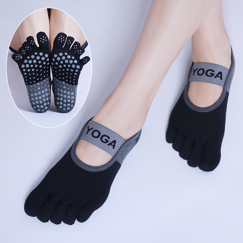Pilates Yoga Ballet - Women Breathable Pilates Socks Five Toe