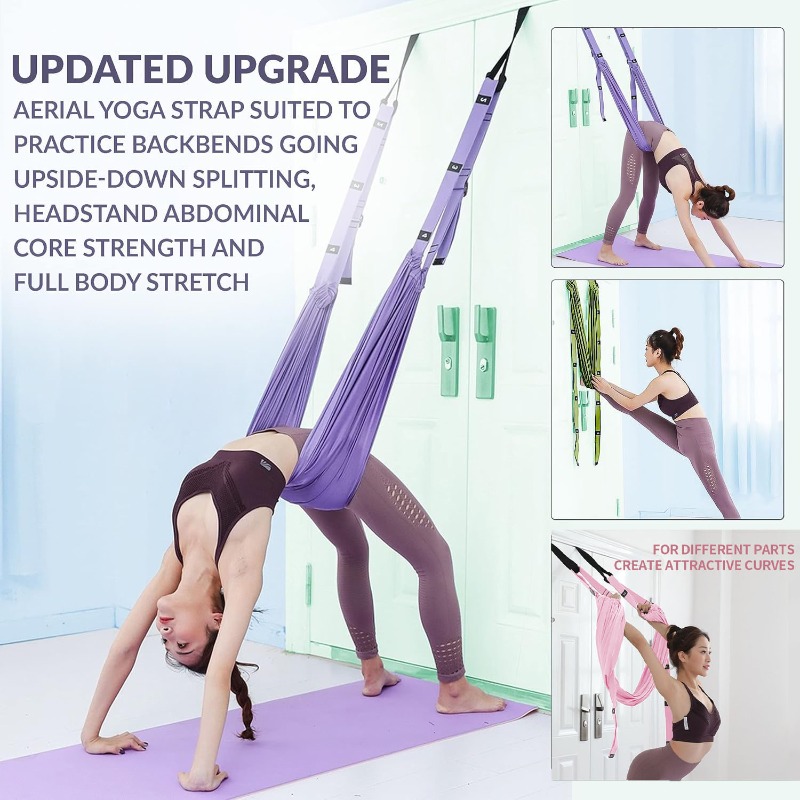 Pilates Yoga Body - Adjustable Aerial Yoga Hammock Set Pilates