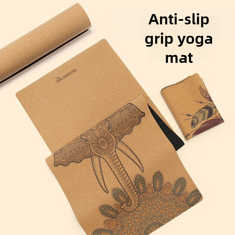 Pilates Yoga Mat Workout - Pilates Equipment Yoga Mat Anti-Slip Cork