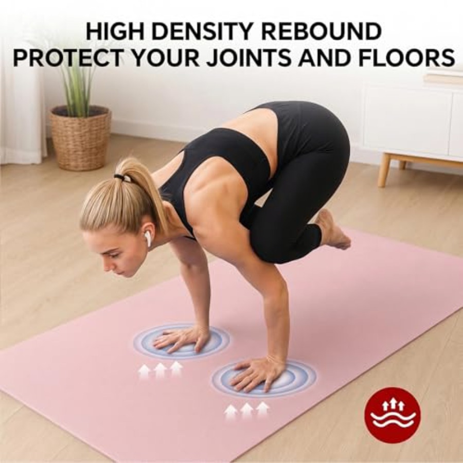 Extra Large Yoga Mat for Home  - đánh giá và giá Pilates Yoga Mat Workout