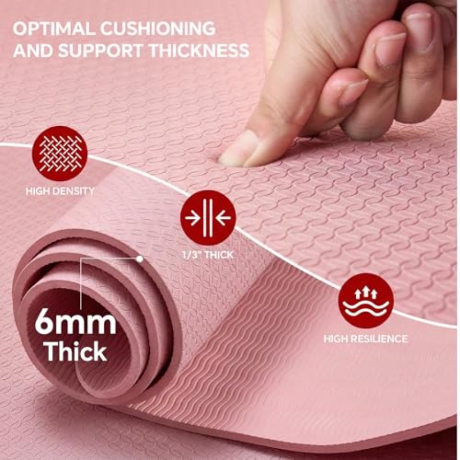 Extra Large Yoga Mat for Home  - đánh giá và giá Pilates Yoga Mat Workout