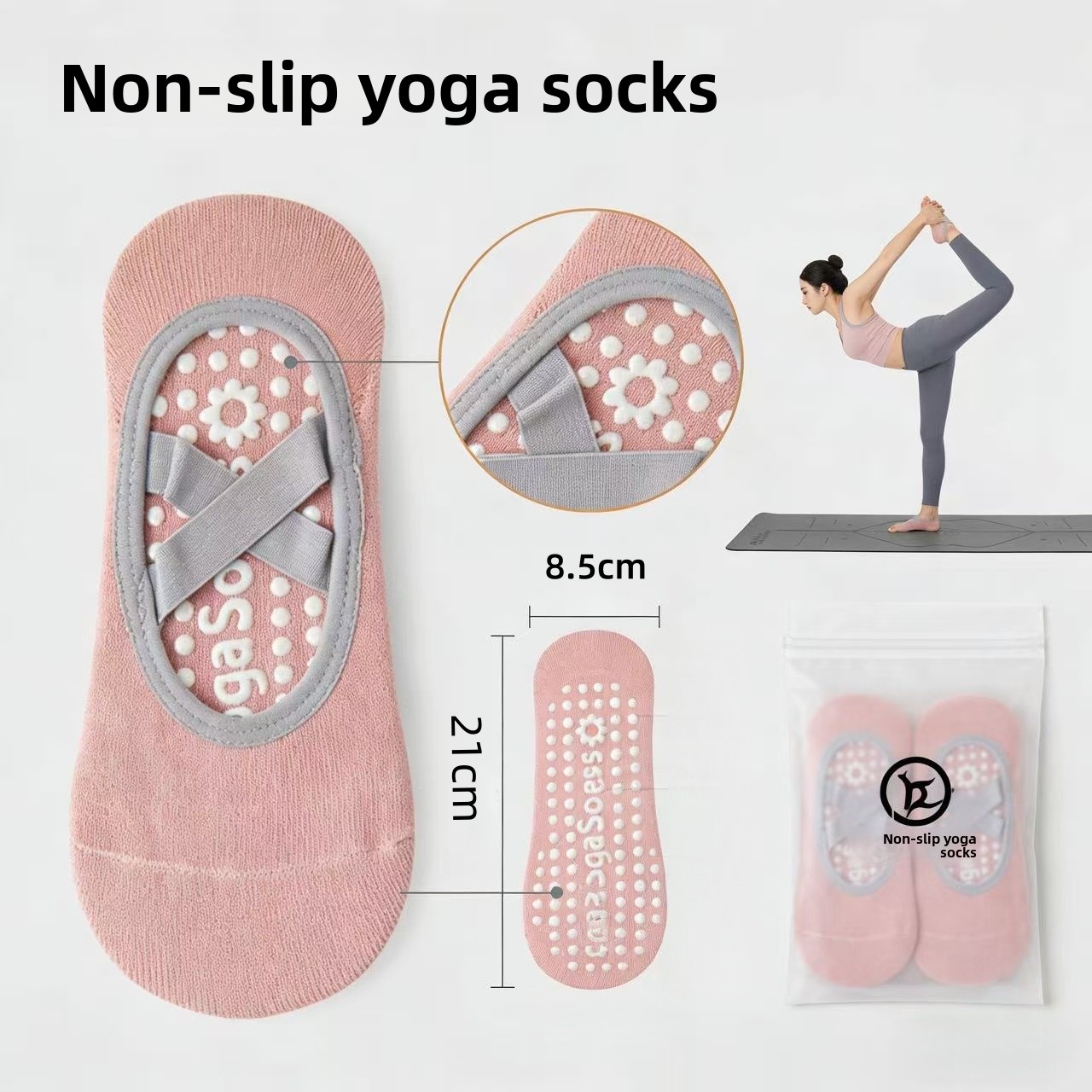 Women Yoga Sock Silicone Anti- - đánh giá và giá Pilates Yoga Ballet