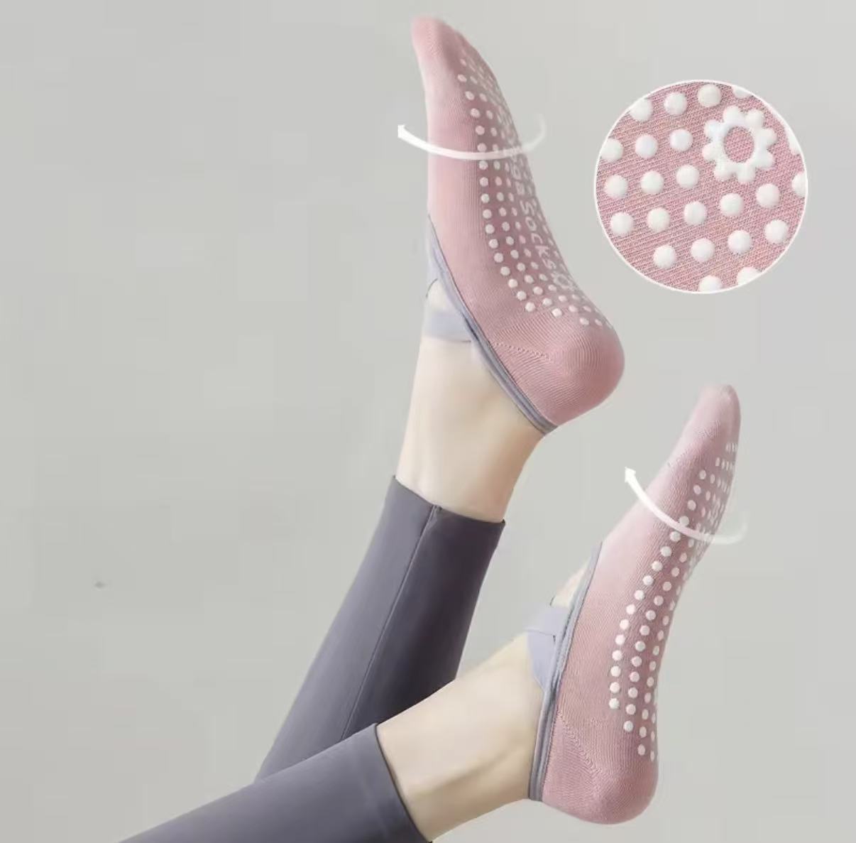 Women Yoga Sock Silicone Anti- - đánh giá và giá Pilates Yoga Ballet