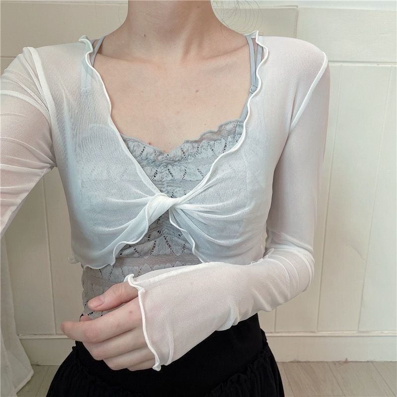 Women's Mesh Ballet Cover Up C - đánh giá và giá Pilates Yoga Ballet