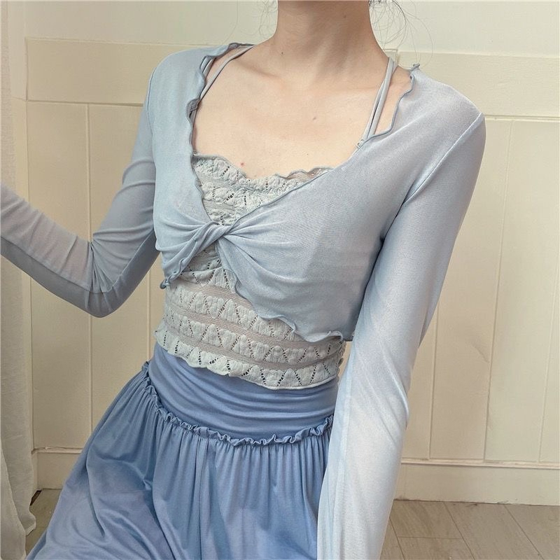 Women's Mesh Ballet Cover Up C - đánh giá và giá Pilates Yoga Ballet