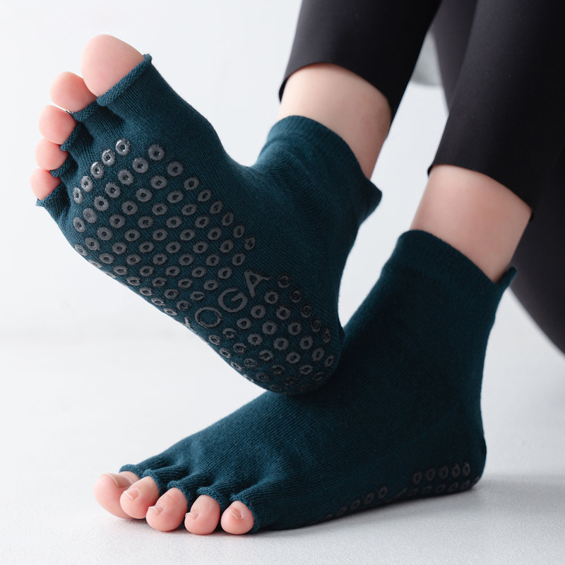 Yoga Socks Half Toe Anti-Slip  - đánh giá và giá Pilates Yoga Ballet