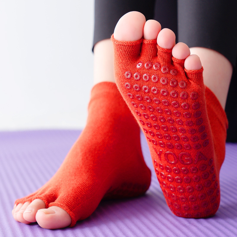 Yoga Socks Half Toe Anti-Slip  - đánh giá và giá Pilates Yoga Ballet