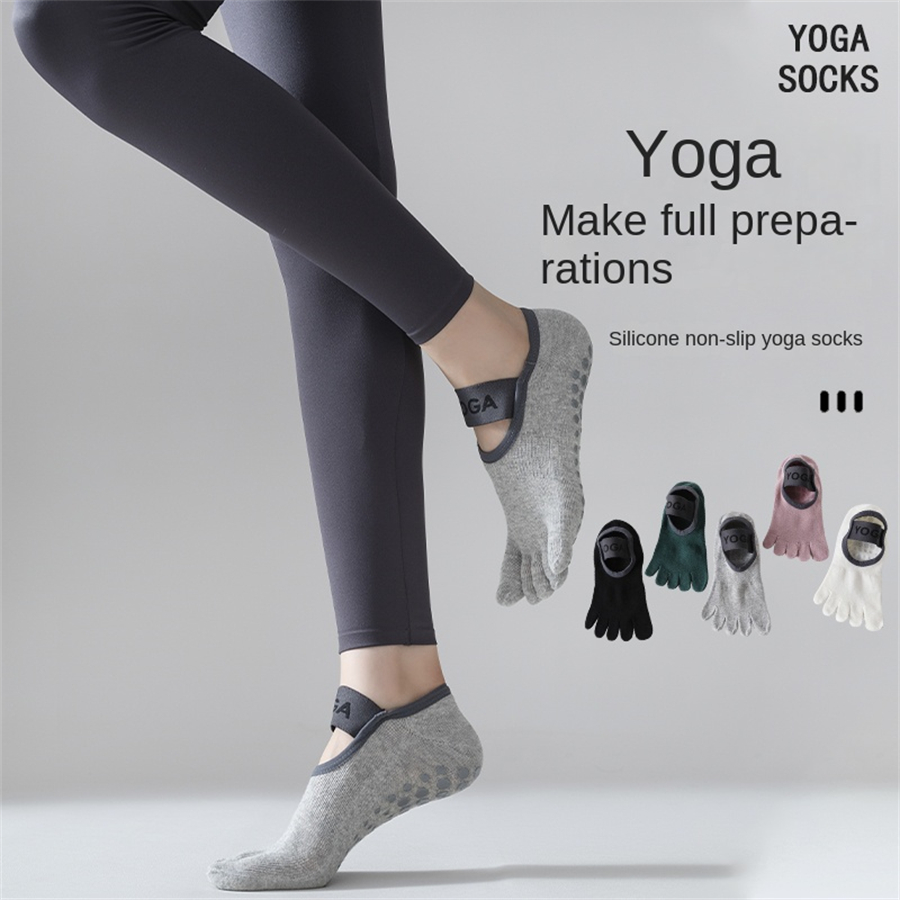 Anti-slip Pilates Socks with 5 - đánh giá và giá Pilates Yoga And Barre