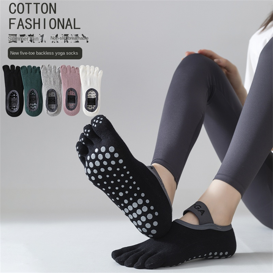 Anti-slip Pilates Socks with 5 - đánh giá và giá Pilates Yoga And Barre