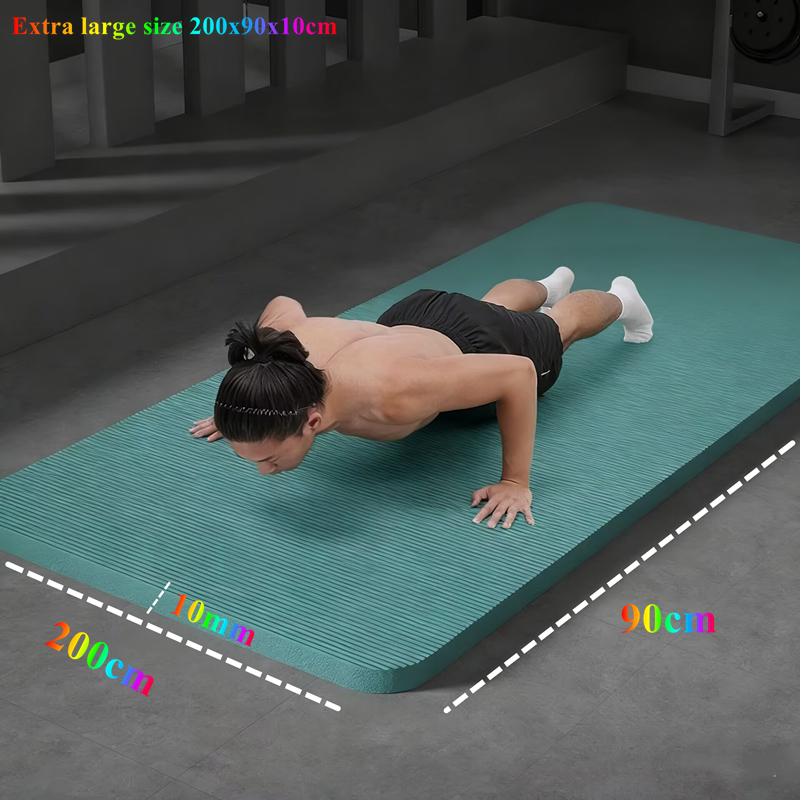 200x90x1cm Thick Training Yoga - đánh giá và giá Pilates Yoga Matte