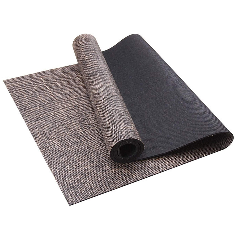 Natural Rubber Jute Yoga Mat,E - đánh giá và giá Pilates Yoga Mat Workout