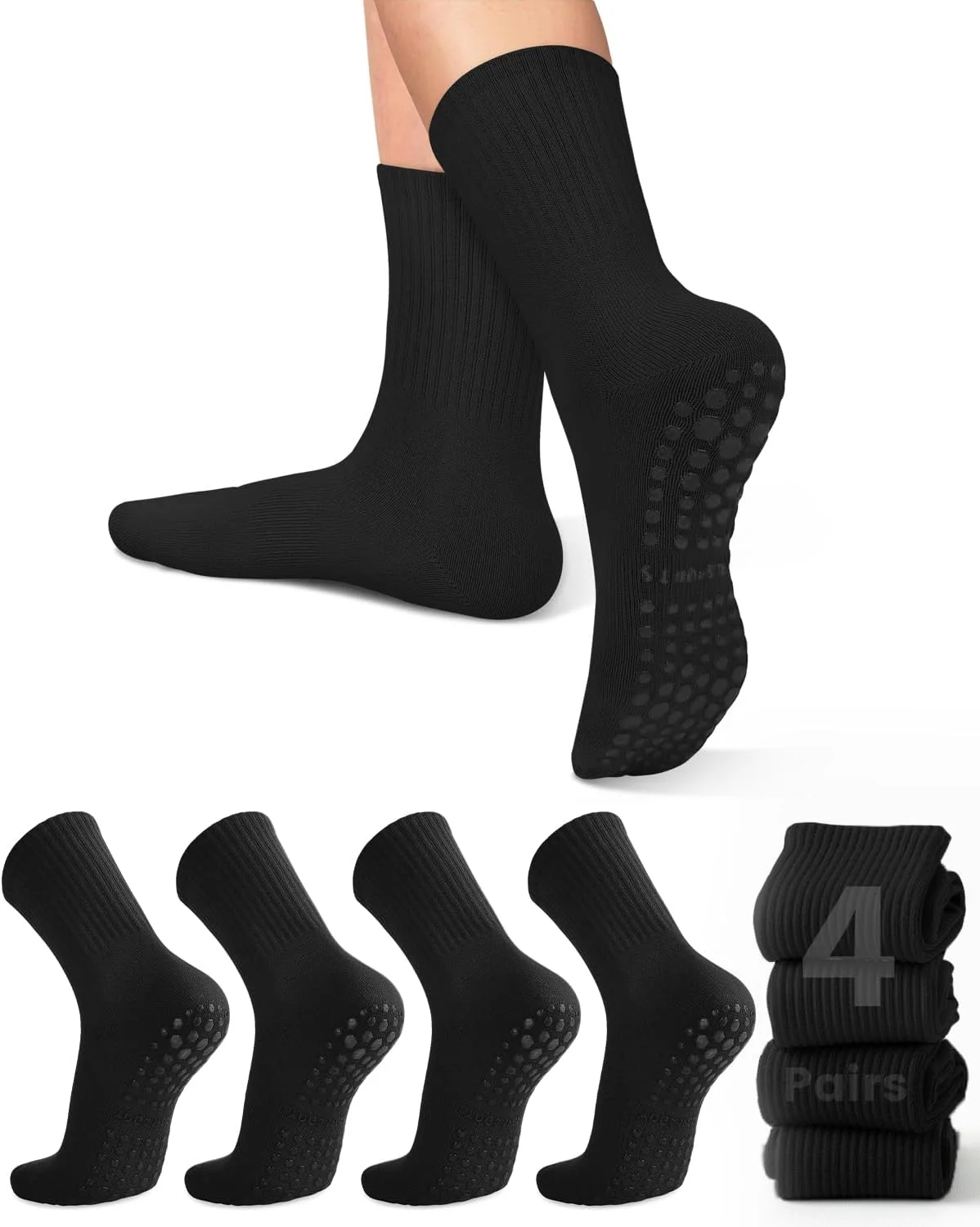 4 pairs of women's yoga socks, - đánh giá và giá Pilates Yoga Ballet