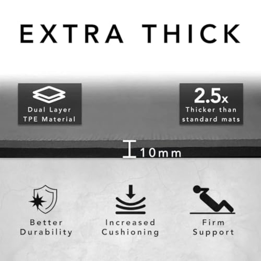 Large Exercise Mat Extra Thick - đánh giá và giá Pilates Yoga Mat Workout