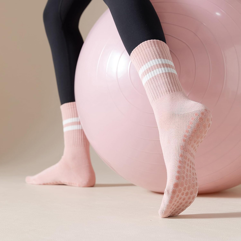Yoga Pilates Socks with Grips  - đánh giá và giá Pilates Yoga Ballet