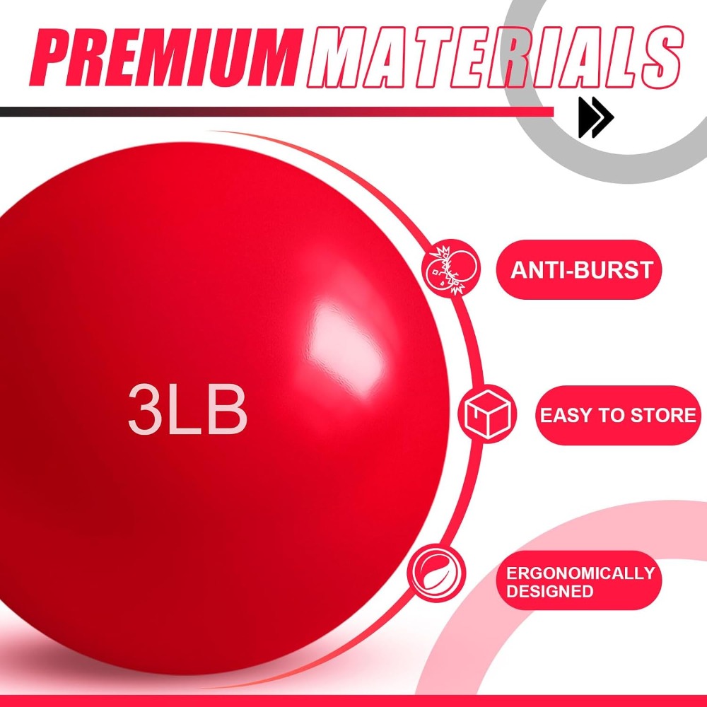 1lb-5lb Weighted Toning Balls  - đánh giá và giá Pilates Toning Ball