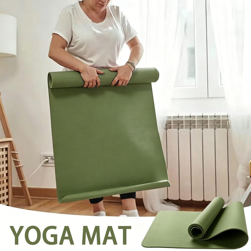 Thick Yoga Mat Anti-skid Sport - đánh giá và giá Pilates Yoga Matte