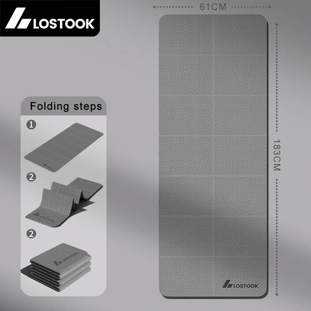 4mm Thick TPE Foldable Yoga Ma - đánh giá và giá Pilates Yoga Matte