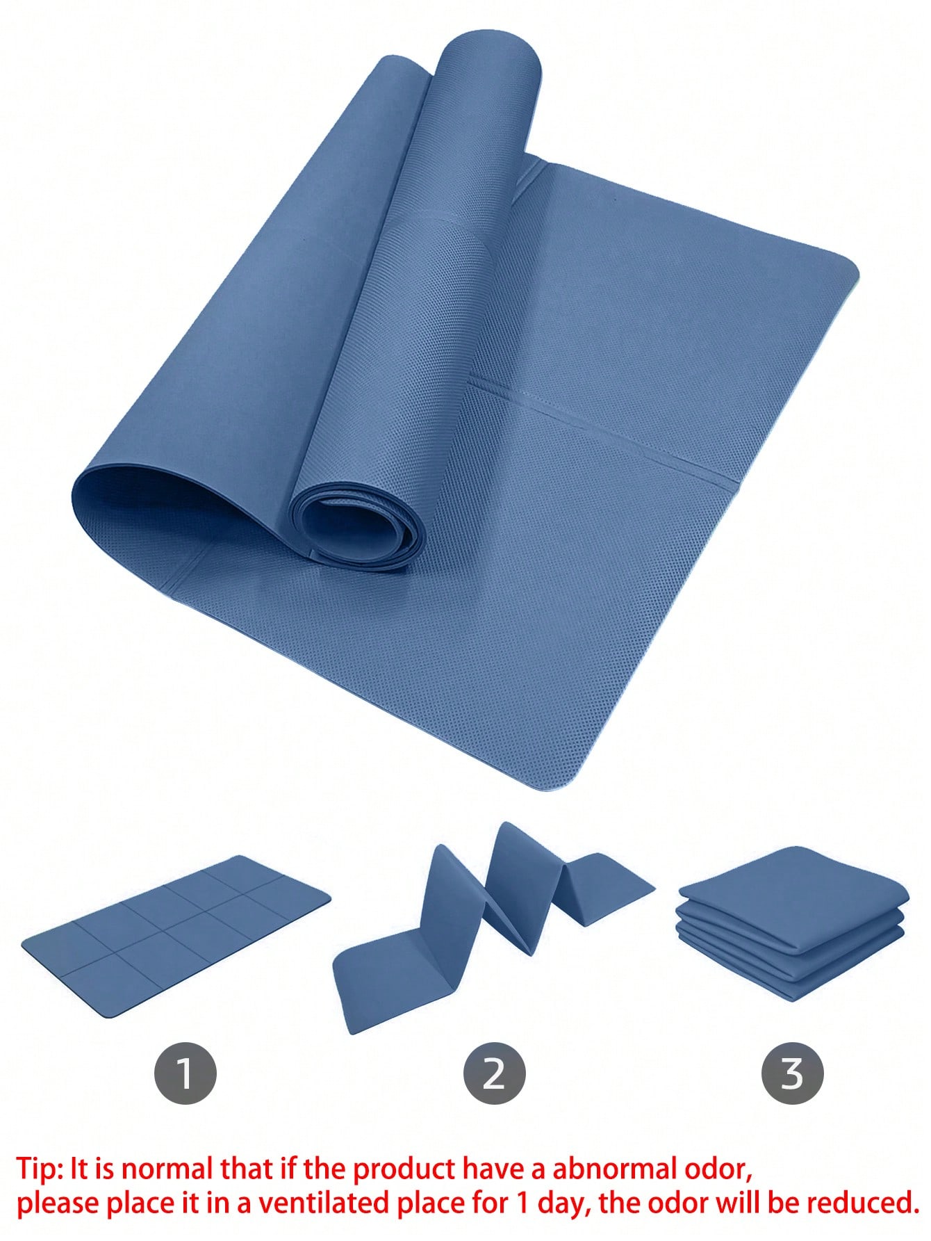 Foldable Yoga Mat Dark Blue Ec - đánh giá và giá Pilates Yoga Matte