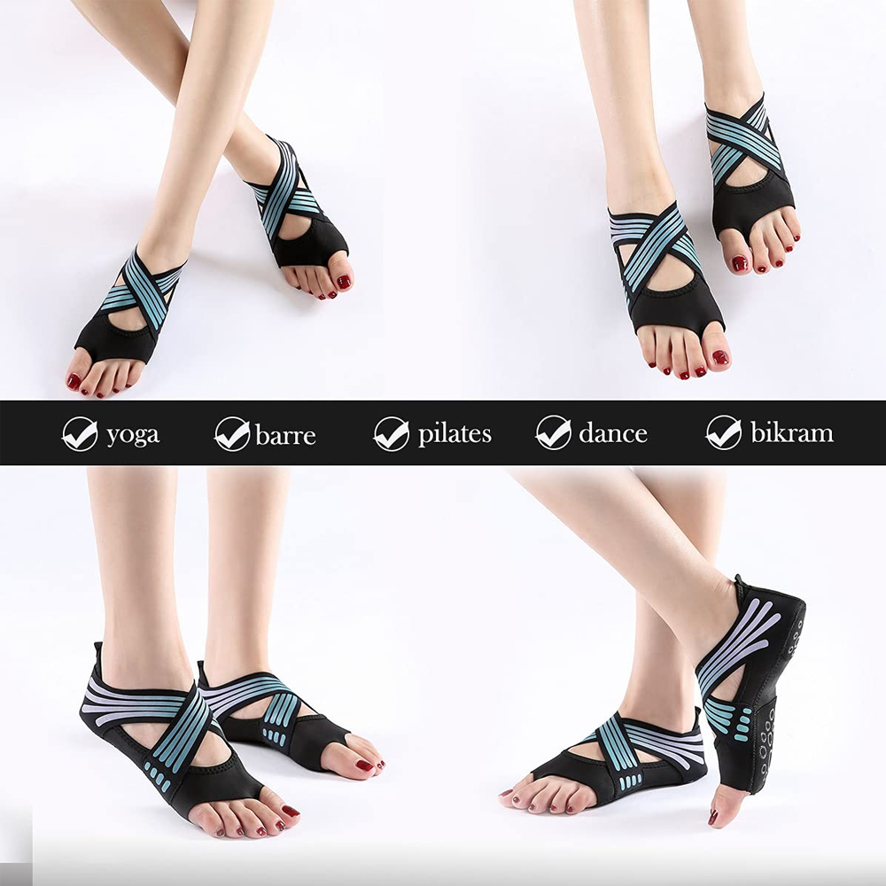 1Pair Yoga Socks Toeless Non-S - đánh giá và giá Pilates Yoga And Barre