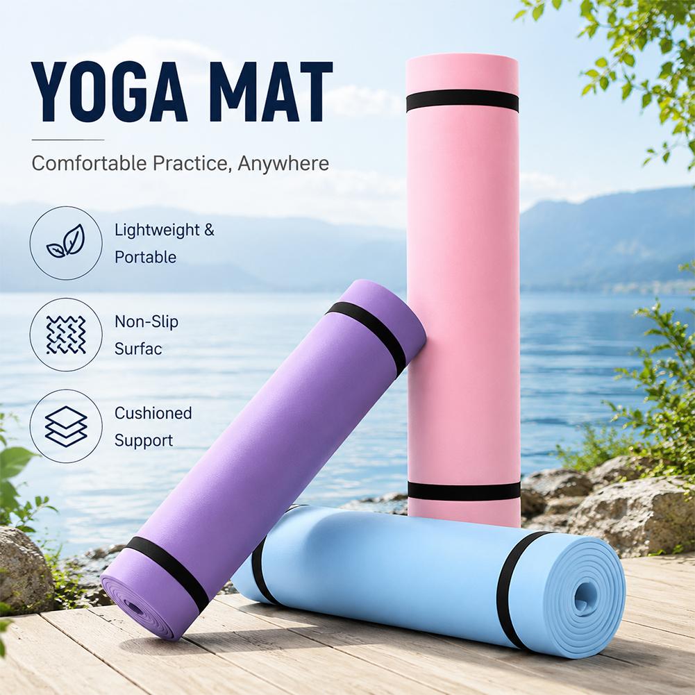 1/2Pcs Thick Yoga Mat Anti-ski - đánh giá và giá Pilates Yoga Matte