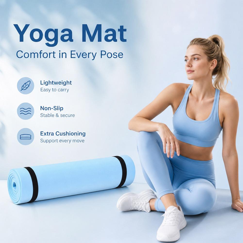1/2Pcs Thick Yoga Mat Anti-ski - đánh giá và giá Pilates Yoga Matte