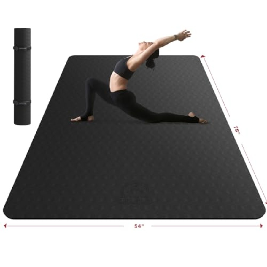 Extra Large Yoga Mat for Home  - đánh giá và giá Pilates Yoga Mat Workout
