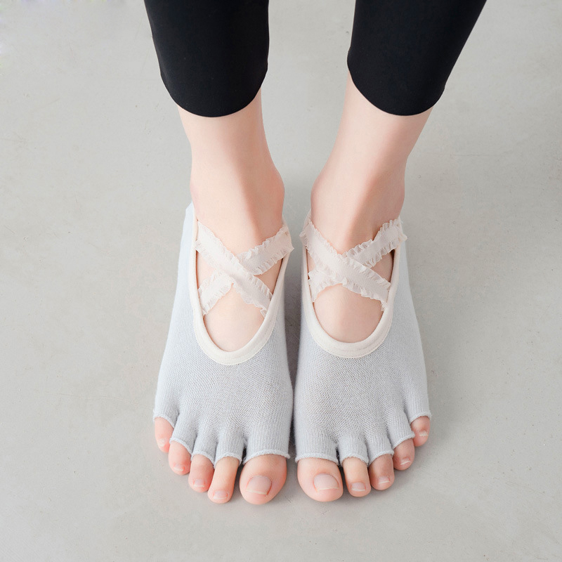 Five Finger Yoga Socks Lace Cr - đánh giá và giá Pilates Yoga Ballet