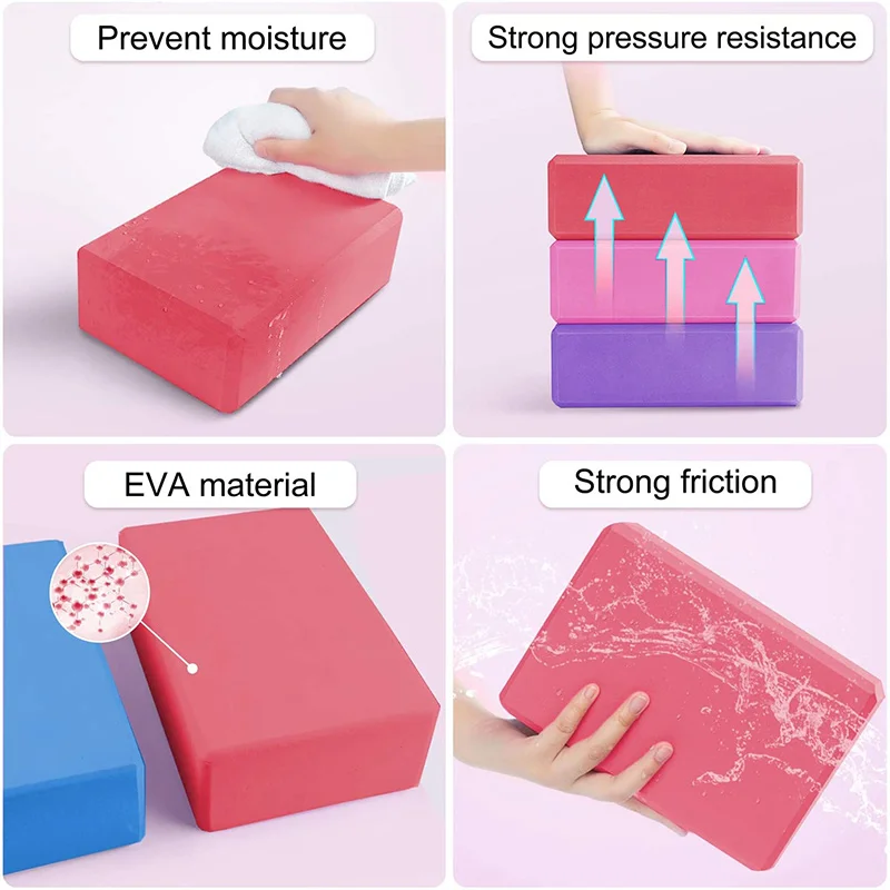 Yoga Building Blocks Cubes Pil - đánh giá và giá Pilates Yoga Matte